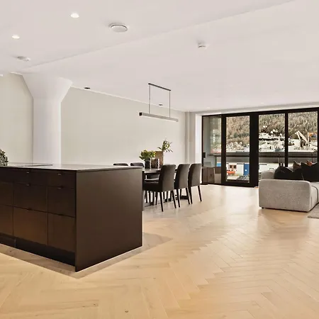Dinbnb L 250m To Bryggen I Rooftop I Spacious Luxury Apartamento Bergen